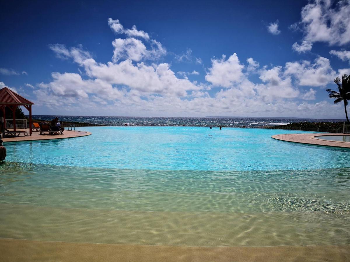 Lelagon Vue Mer, Pieds Dans L'Eau Saint-Francois  Exterior foto